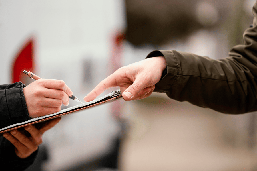 checklist douane inklaring pen wijzen